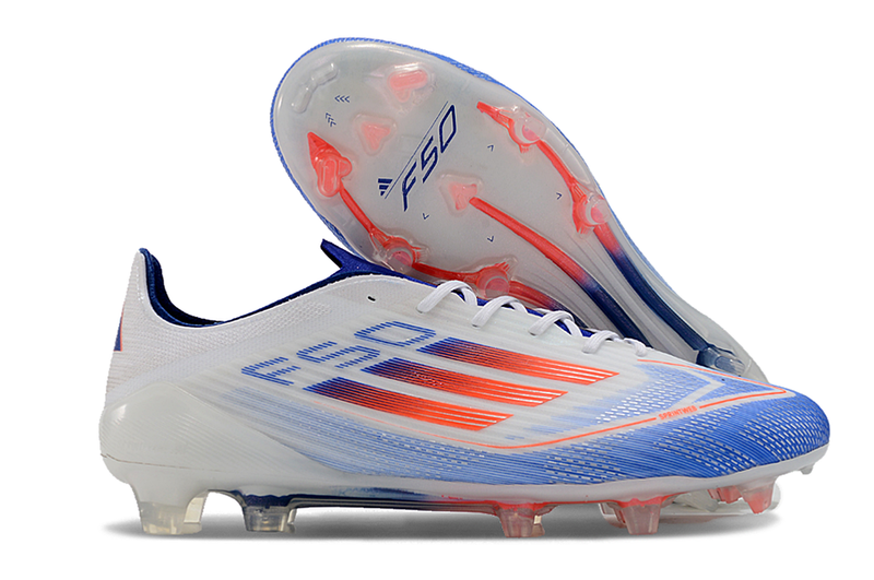 Scarpa da calcio Adidas F50 Elite FG - Bianco/Blu 