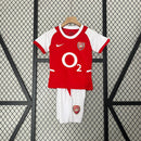 jersey ARSENAL I 02/04 CONJUNTO INFANTIL (RETRO)