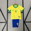 jersey BRASIL I COPA AMÉRICA 2024 CONJUNTO INFANTIL