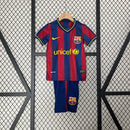 jersey BARCELONA I 09/10 CONJUNTO INFANTIL (RETRO)