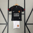 jersey MANCHESTER UNITED BLACK 07/08 CONJUNTO INFANTIL (RETRO)