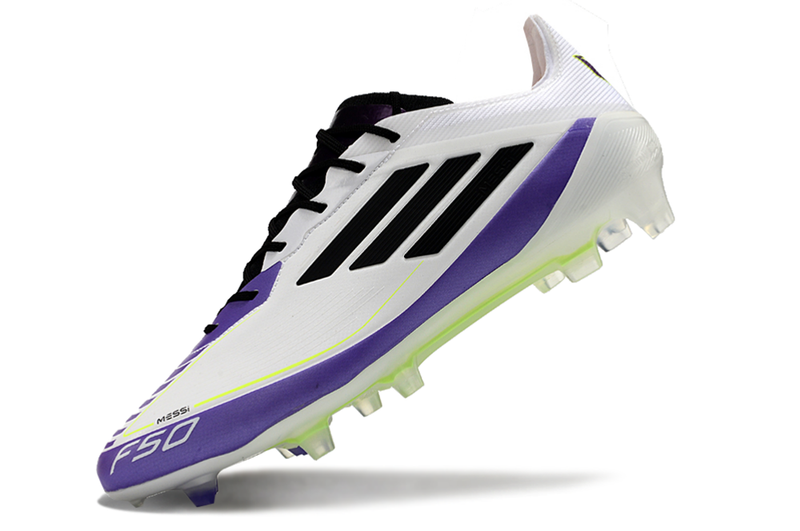 Scarpa da calcio Adidas F50 Elite FG - Bianco/Blu - Messi 