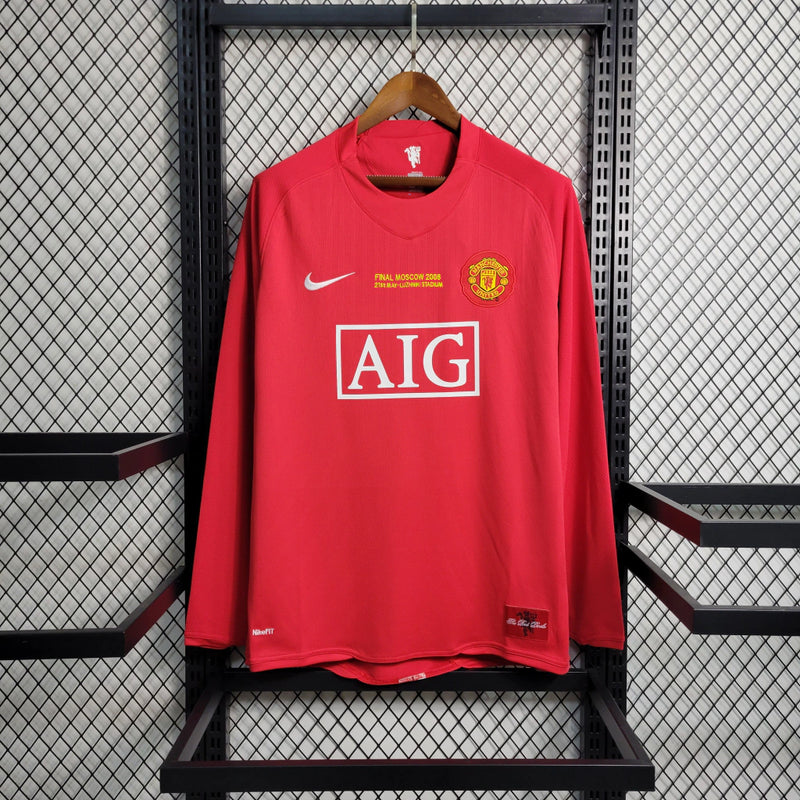 MANCHESTER UNITED II 08/09 UOMO (RETRO) MANICA LUNGA 
