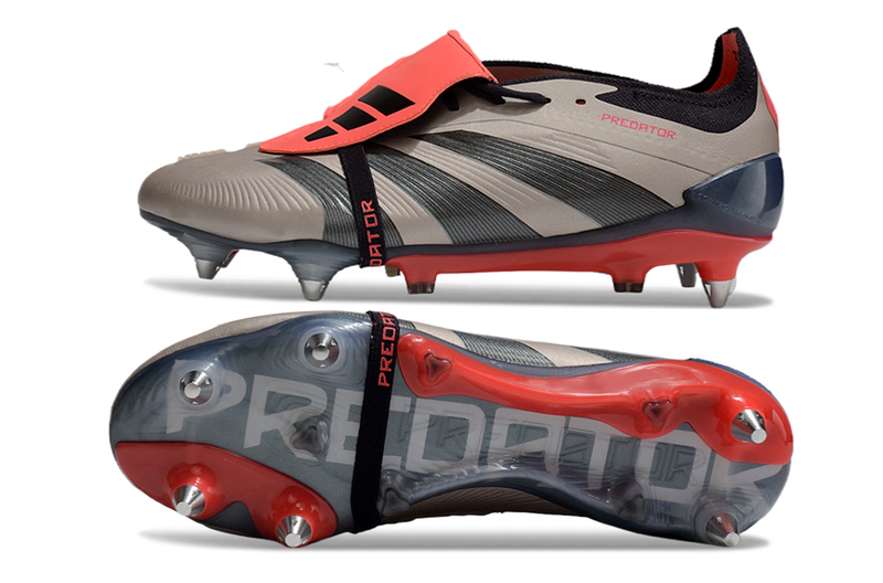 SCARPA DA CALCIO ADIDAS PREDATOR TONGUE SG ELITE - CINZA 
