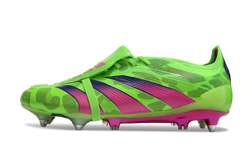 Scarpa da calcio Adidas Predator Tongue SG Elite - Verde/Rosa 