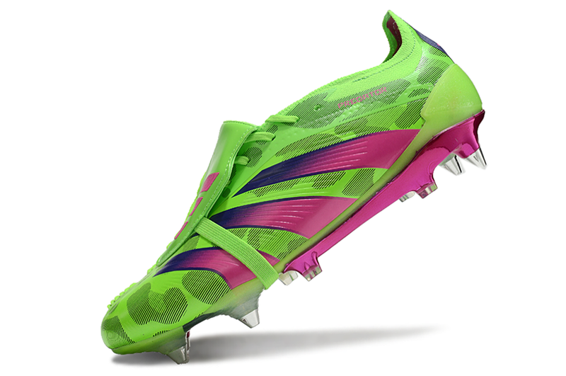 Scarpa da calcio Adidas Predator Tongue SG Elite - Verde/Rosa 