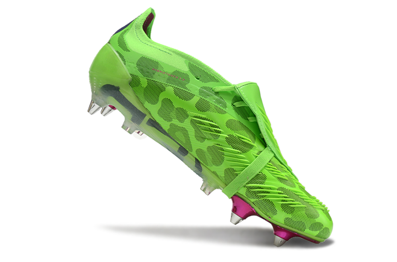 Scarpa da calcio Adidas Predator Tongue SG Elite - Verde/Rosa 
