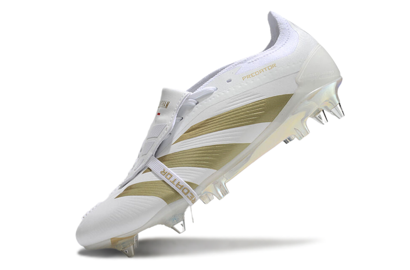 Scarpa da calcio Adidas Predator Tongue SG Elite - Bianco/Oro 
