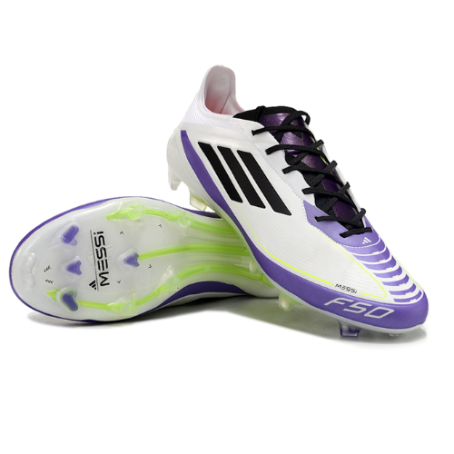 Scarpa da calcio Adidas F50 Elite FG - Bianco/Blu - Messi 
