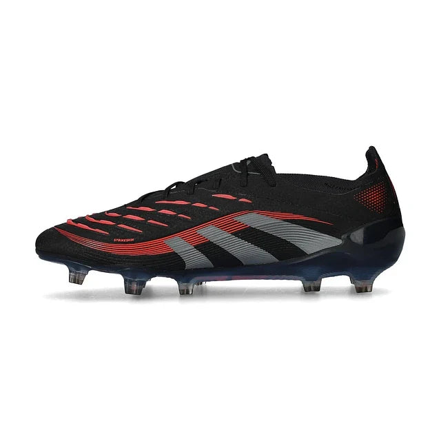 SCARPE DA CALCIO ADIDAS PREDATOR FG ELITE - NERO/ROSSO - Stealth Pack 