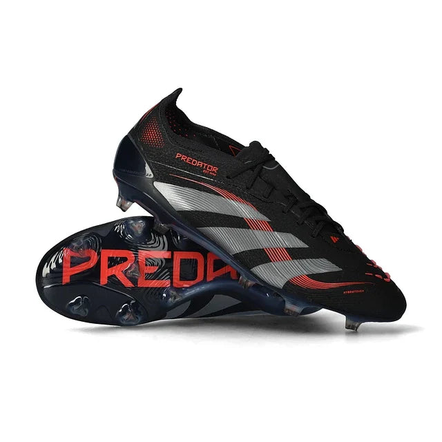 SCARPE DA CALCIO ADIDAS PREDATOR FG ELITE - NERO/ROSSO - Stealth Pack 