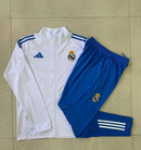 CONJUNTO SUDADERA + PANTS REAL MADRID BLANCO AZUL 25/26 INFANTIL