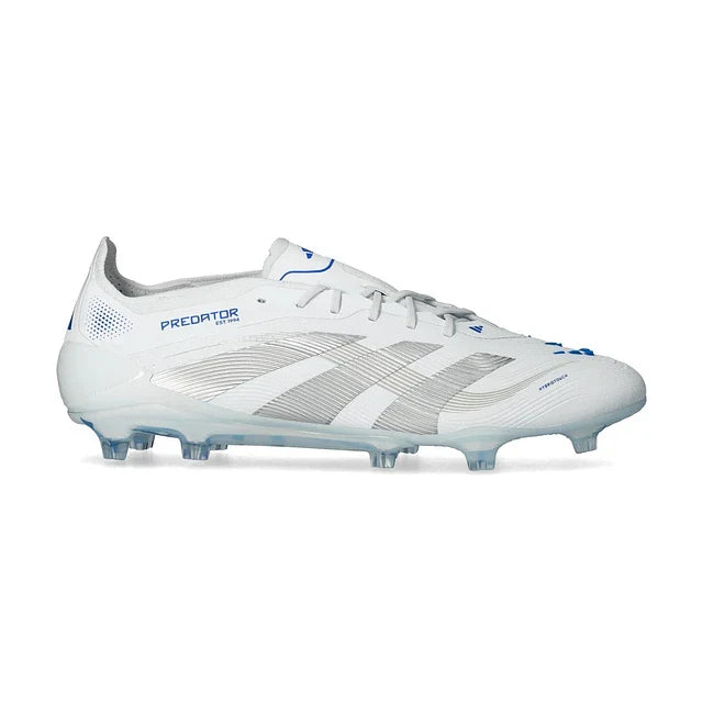 Scarpe da calcio Adidas Predator Elite LL FG - Confezione in pile - Bianco/Blu 