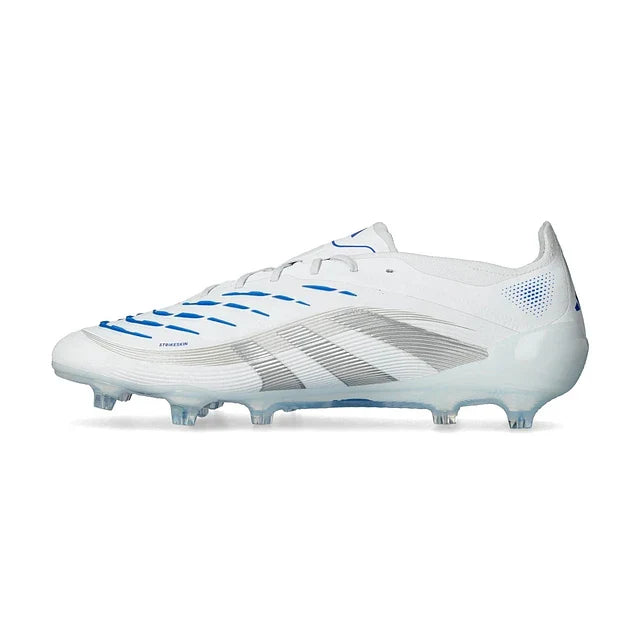 Scarpe da calcio Adidas Predator Elite LL FG - Confezione in pile - Bianco/Blu 