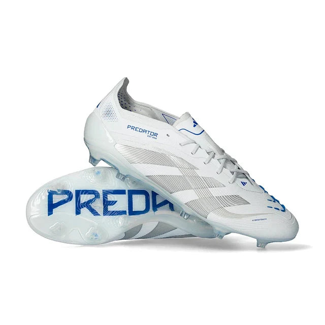 Scarpe da calcio Adidas Predator Elite LL FG - Confezione in pile - Bianco/Blu 