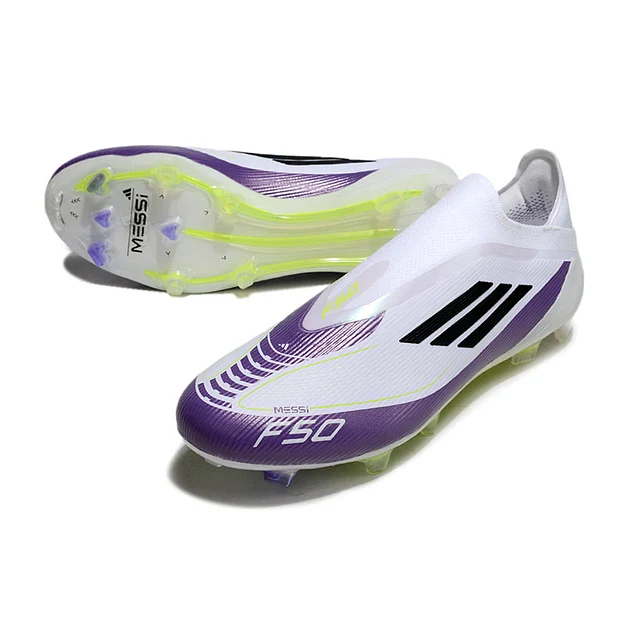 SCARPE DA CALCIO ADIDAS F50 ELITE FG - BIANCO/VIOLA 