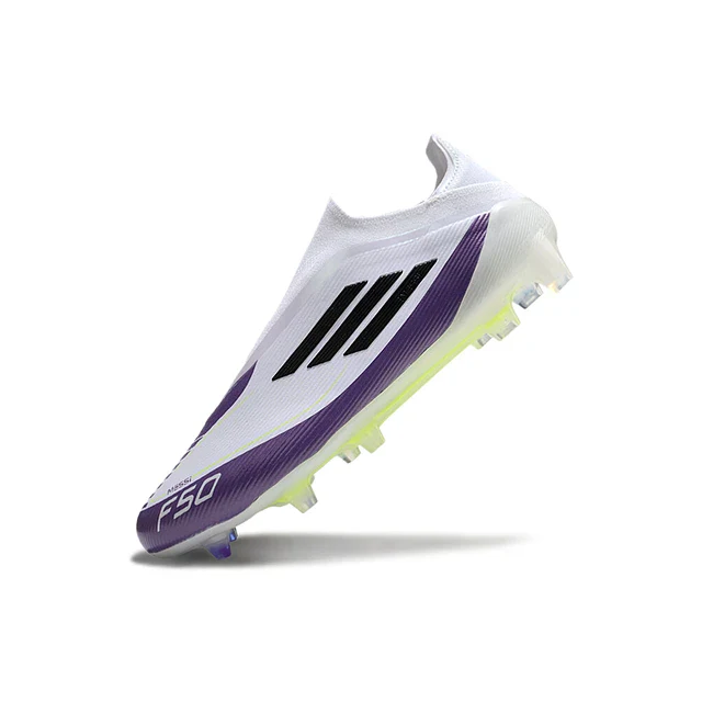 SCARPE DA CALCIO ADIDAS F50 ELITE FG - BIANCO/VIOLA 