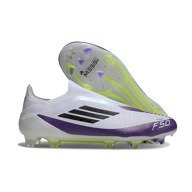 SCARPE DA CALCIO ADIDAS F50 ELITE FG - BIANCO/VIOLA 
