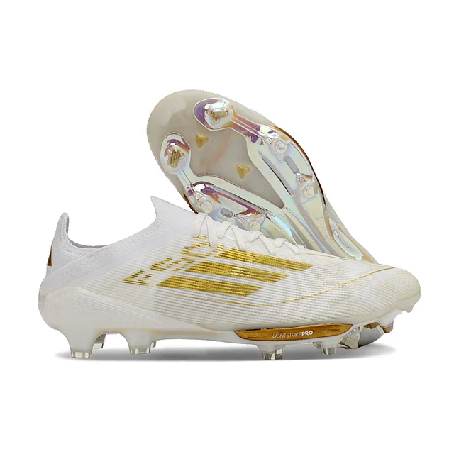 Scarpa da calcio Adidas F50 Elite FG - Bianco/Oro 