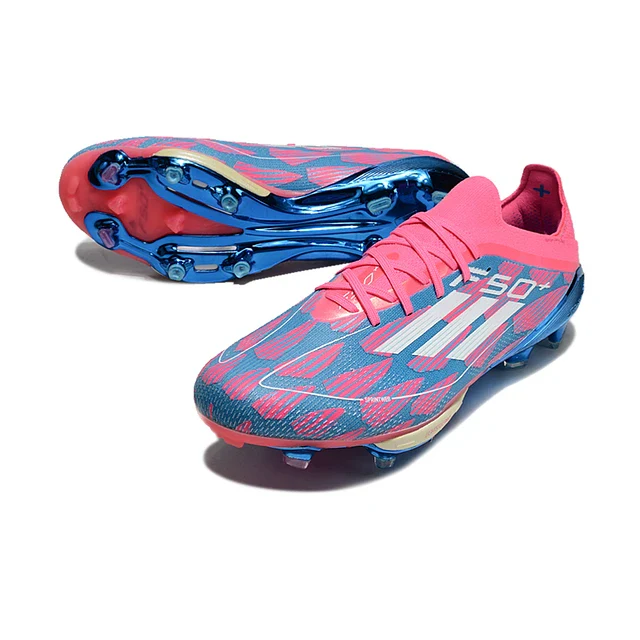Scarpa da calcio Adidas F50 Elite FG - Blu/Rosa 