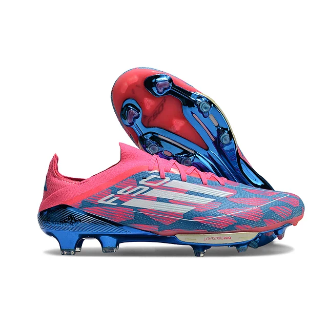 Scarpa da calcio Adidas F50 Elite FG - Blu/Rosa 