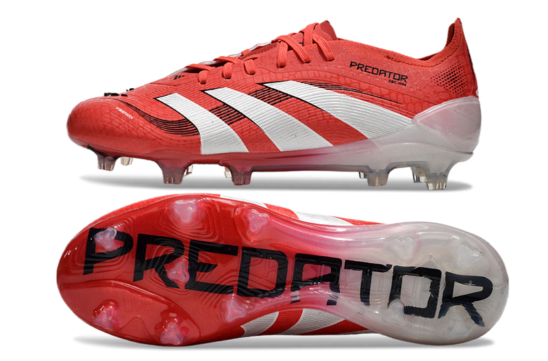 SCARPE DA CALCIO ADIDAS PREDATOR - ROSSO/BIANCO 