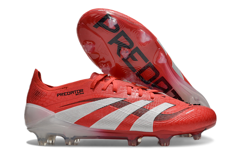 SCARPE DA CALCIO ADIDAS PREDATOR - ROSSO/BIANCO 