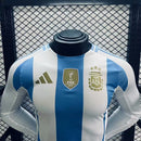jersey ARGENTINA I COPA AMÉRICA 2024 HOMBRE MANGA LARGA(VERSIÓN JUGADOR)