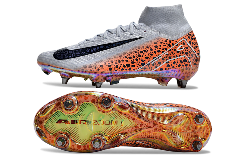 SCARPE DA CALCIO NIKE MERCURIAL SAFARI SUPERFLY SG 10 ELITE - CONFEZIONE ELETTRICA 